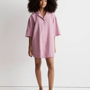 Madewell Pink Swim Coverup